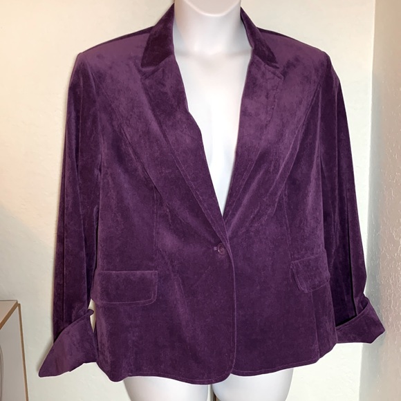Women’s Pincord Short Blazer - Picture 1 of 5